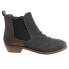 Фото #1 товара Softwalk Rockford S2058-097 Womens Gray Wide Suede Ankle & Booties Boots 8