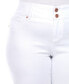 ფოტო #2 პროდუქტის Plus Size Capri Jeans