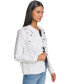 ფოტო #6 პროდუქტის Women's Signature-Pin Embellished Denim Jacket