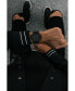 ფოტო #5 პროდუქტის Men's Raptor Black Stainless Steel Bracelet Watch 46mm