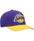 Фото #3 товара Men's Purple, Gold Los Angeles Lakers MVP Team Two-Tone 2.0 Stretch-Snapback Hat