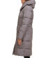 ფოტო #4 პროდუქტის Women's Signature Asymmetrical Pillow-Collar Down Puffer Coat