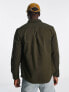 Barbour Beacon panelled overshirt in green