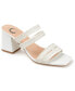 ფოტო #1 პროდუქტის Women's Natia Woven Block Heel Sandals