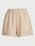 Фото #2 товара Scoop Women's Faux Leather Pull On Tan Relaxed Shorts, 5" Inseam Size XS (0-2)