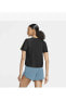 Фото #2 товара Kadın Siyah Air Kısa Kollu Koşu T-shirt