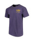 Фото #2 товара Men's Purple LSU Tigers Comfort Colors Campus Icon T-shirt