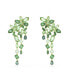 Фото #1 товара Crystal Mixed Cuts Gema Drop Earrings