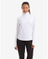 ფოტო #1 პროდუქტის Women's UPF 50+ Sun Protective Relaxed Mock Zip Top