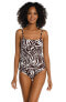 Фото #3 товара La Blanca Women's Lingerie Strap Tankini Swimsuit Top, Java//Fierce Lines, 10