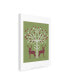Фото #2 товара Fab Funky Christmas Des Pink on Green Canvas Art - 19.5" x 26"