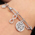 Solid Bracelet with Infinity with Heart LPS05APZ03