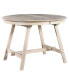Wood Dining Table Round Extendable Dining Table For Dining Room (Natural Wood Wash)
