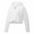 Фото #1 товара Толстовка с капюшоном женская Reebok Sportswear Cropped Белый