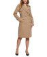 Фото #5 товара Women's Jade Double-Breasted Belted Trench Coat