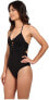 Фото #2 товара JETS SWIMWEAR AUSTRALIA Womens 189115 Plunge Lace Up One Piece Swimsuit Size 8