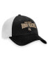 ფოტო #2 პროდუქტის Men's Black, White Wake Forest Demon Deacons Breakout Trucker Snapback Hat