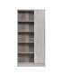 Amelia Mid Century Faux Wood Bookcase