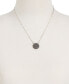 Фото #2 товара Lucky Brand silver-Tone Carded Pave Necklace