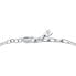 Stylish silver bracelet with zircons Tennis SATT14