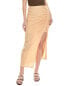 Фото #1 товара Stateside Slub Jersey Shirred Midi Skirt Women's