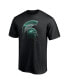 Фото #3 товара Men's Black Michigan State Spartans Team Midnight Mascot T-shirt