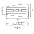 TECNOSEAL DPS-A/DPS-B Aluminium Leg Plate