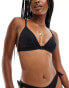 Фото #4 товара ASOS DESIGN Maya mix and match triangle bikini top with front fastening in black