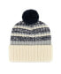 Фото #2 товара Men's Natural New York Yankees Tavern Cuffed Knit Hat with Pom
