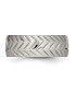 ფოტო #3 პროდუქტის Titanium Polished Diamond Cut Wedding Band Ring