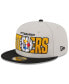 Фото #4 товара Men's Stone, Black Pittsburgh Steelers 2023 NFL Draft On Stage 59FIFTY Fitted Hat