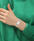 Women's Cadie Two Tone Stainless Steel Bracelet Watch, 17.5 x 28.5mm
