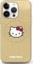 Фото #1 товара Sourcing Hello Kitty HKHMP14SPGHCKD iPhone 14 / 15 / 13 6.1" gold/gold hardcase Leather Kitty Head MagSafe