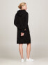 Embroidered Monotype Hoodie Dress