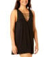 Фото #3 товара Juniors' Strappy-Trim Tank Dress Cover-Up, Created for Macy's