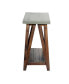 Brookside Cement-Top Wood Console and Media Table
