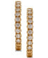 ფოტო #3 პროდუქტის Diamond Hoop Earrings (5/8 ct. t.w.) in 14k Gold