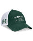 ფოტო #1 პროდუქტის Men's Green/White Hawaii Rainbow Warriors Free Kick Trucker Adjustable Hat