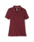 ფოტო #1 პროდუქტის Big Girls Short Sleeve Stretch Pique Polo Shirt