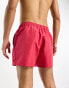 ASOS DESIGN swim shorts in short length in pink