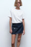 Cargo mini skirt