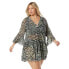 Фото #1 товара Coco Reef Women's Printed Enchant Tiered Swim Dress Cover-Up Multi Size Large