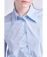 Фото #3 товара Women's Accent Collar Poplin Dress Shirt