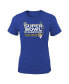 Big Girls Royal Los Angeles Rams Super Bowl LVI Champions Parade T-shirt