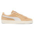 Фото #1 товара Puma Suede New Bloom Lace Up Womens Orange Sneakers Casual Shoes 39869201