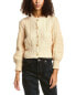 70/21 Cable Knit Cardigan Women's Beige Os