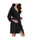 ფოტო #3 პროდუქტის Women's Chemise and Robe Travel Pajamas 2-Piece Set