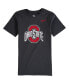 Фото #1 товара Футболка для малышей Nike Anthracite Ohio State Buckeyes Cotton Logo