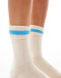 ASOS DESIGN socks with blue stripe