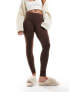 Фото #3 товара Vero Moda seamless leggings in coffee bean brown